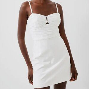 French Connection Whisper Strappy Tulle Mini Dress